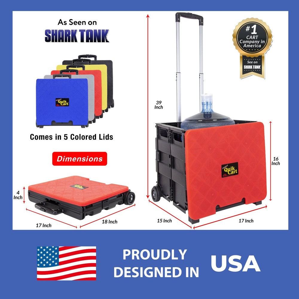 dbest products Quik Cart Red