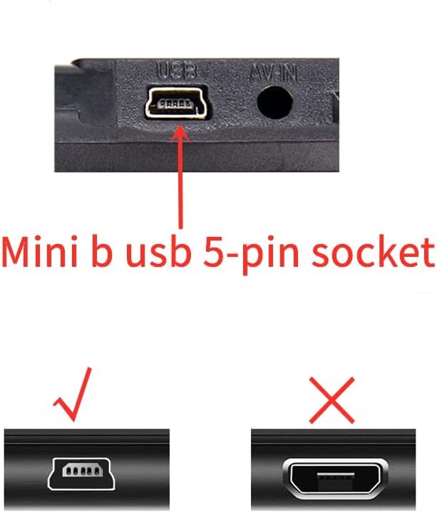 Fastronics USB Cable Data Sync Lead For NextBase InCarCam 512G Dash Cam