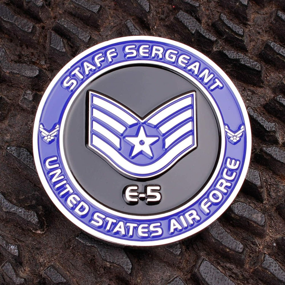 Air Force Staff Sergeant E5 Challenge Coin