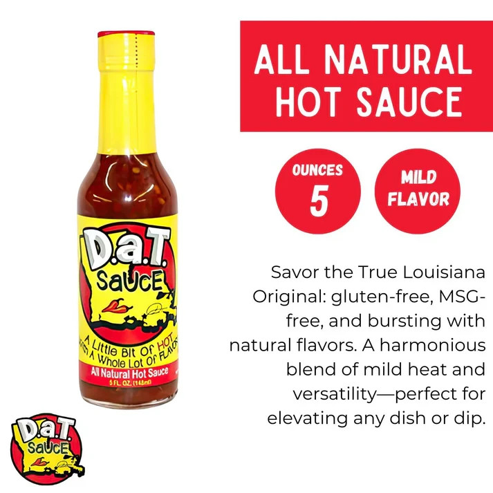 Dat Sauce Hot All-Purpose Sauce 5 oz