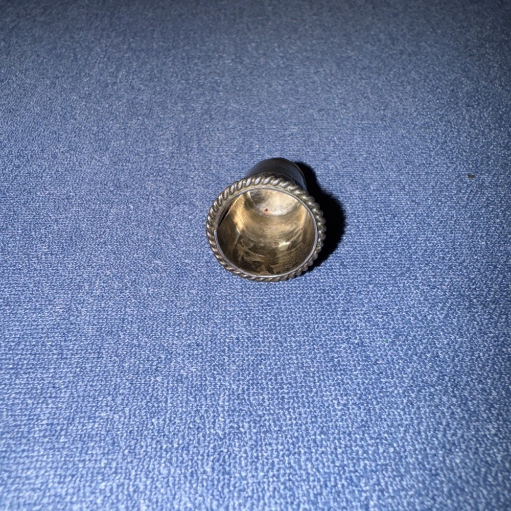 Vintage Mexican Sterling Silver Thimble