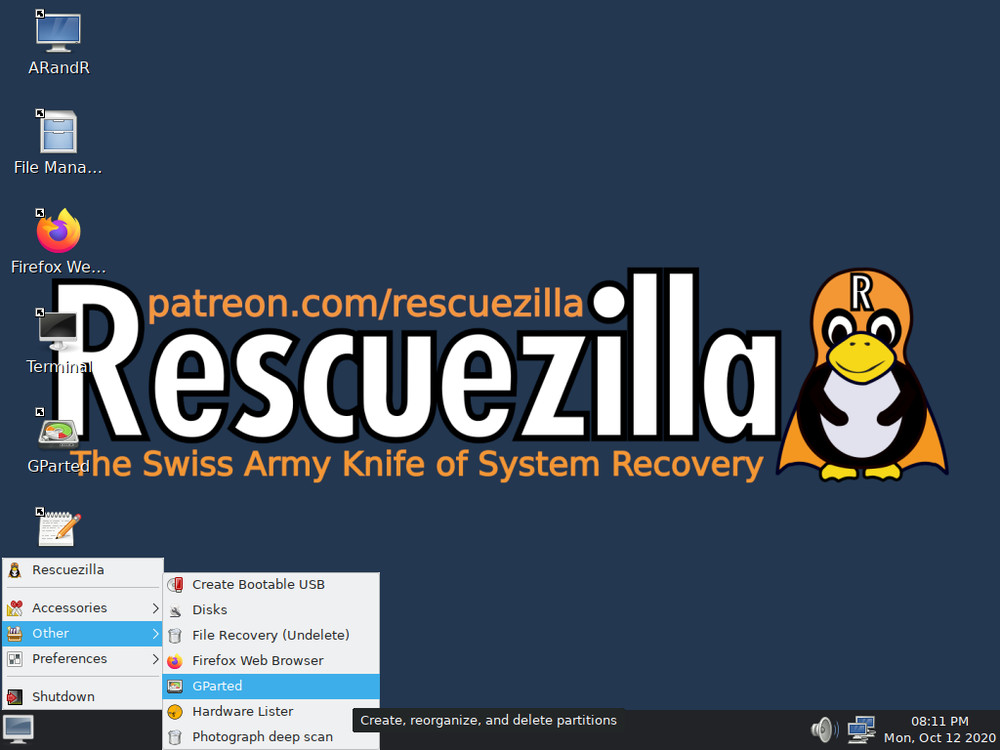 Rescuezilla Bootable LIVE USB - Disk Imaging - Backup/Restore - NEW - USB