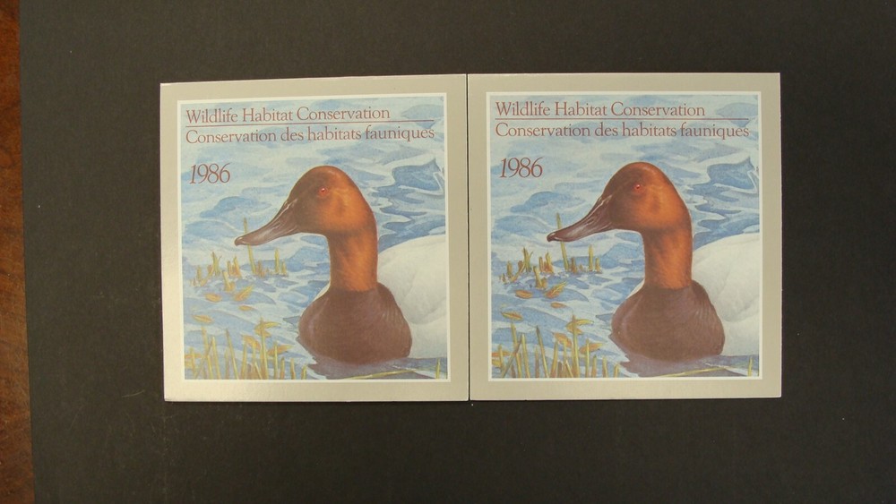 CANDA MINT NEVER HINGED DUCK STAMPS IN BOOKLETS FIRST FIVE YEARS