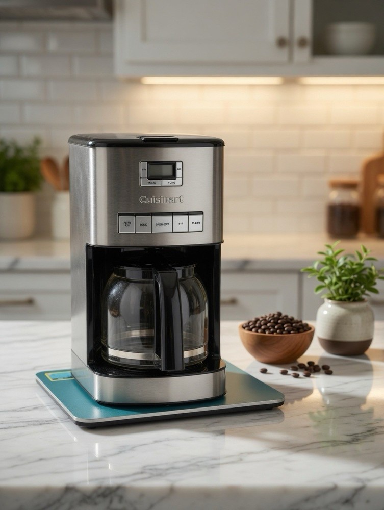 Cuisinart DCC-1200P1 Silver Black Filter Coffee Machine Programmable Carafe