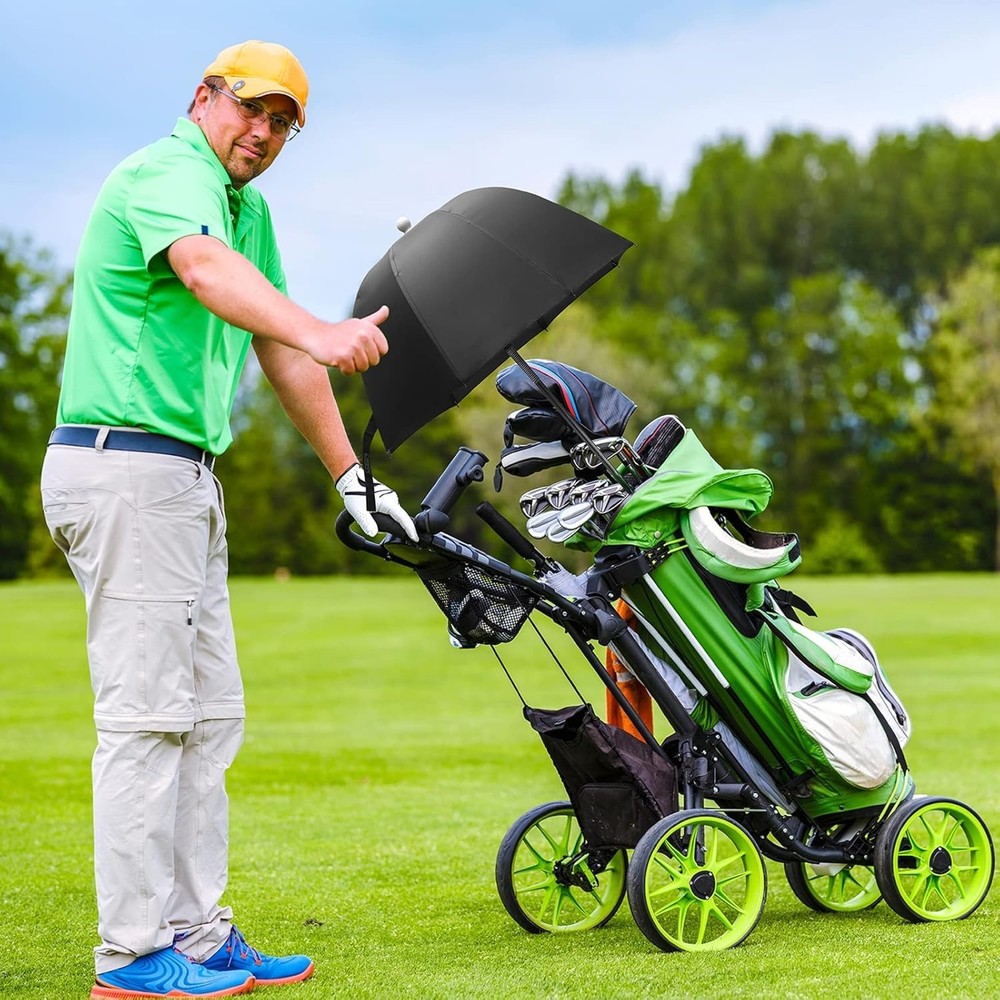 Waterproof Golf Bag Umbrella with 360° Flex Canopy & Ergonomic Handle