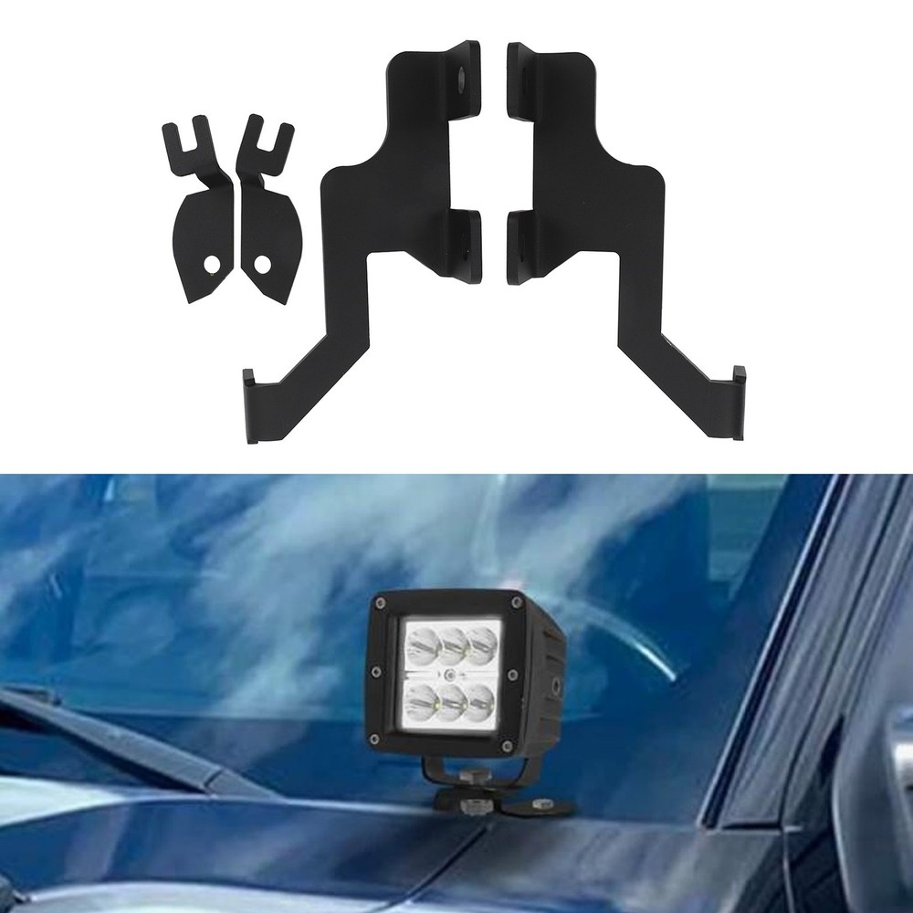 Left Right Pillar Light Mount Bracket Antioxidation Steel Work Light Mounti