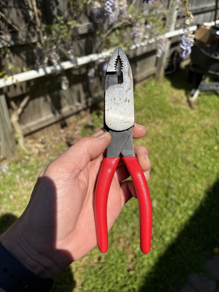 Snap-On 8” High Leverage Pliers HL138ACP Pre-owned