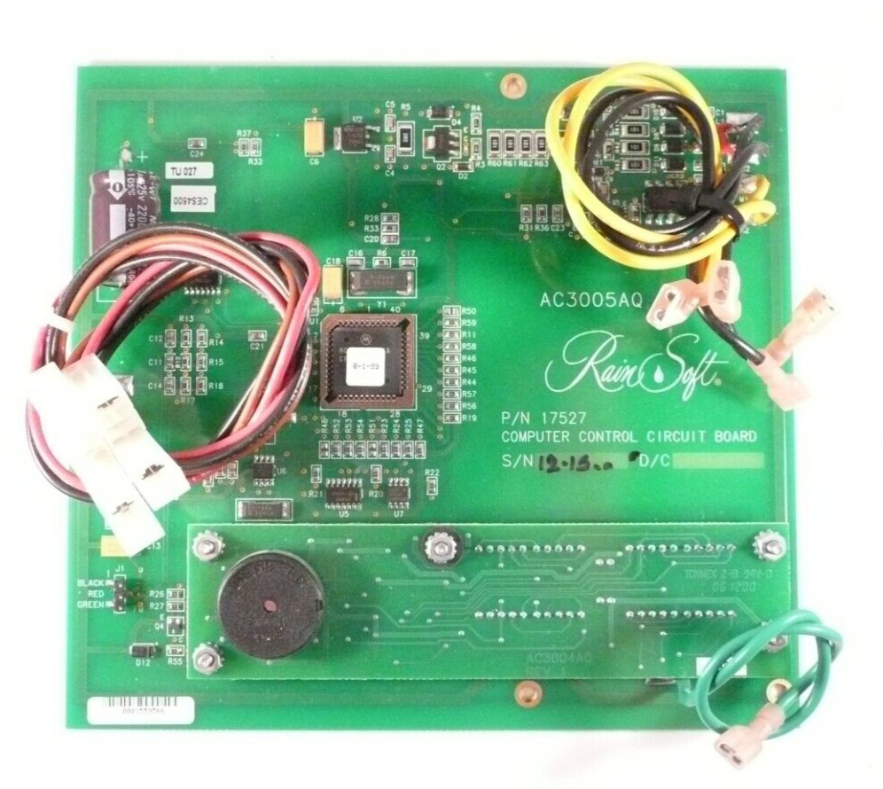 Rain Soft 17527 Gold Series Water Softener Computer Control Module Circuit Board
