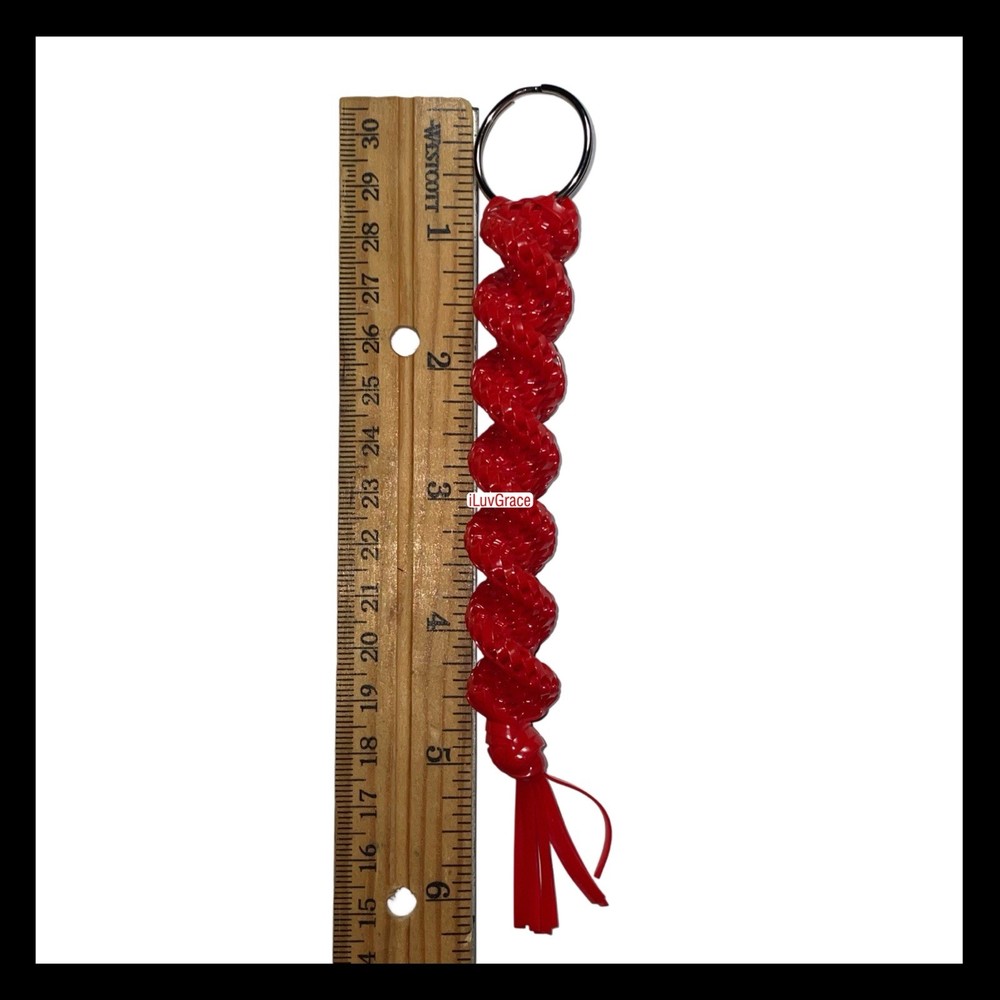 Handmade Keychain ~ Red ~ FAST SHIPPING~