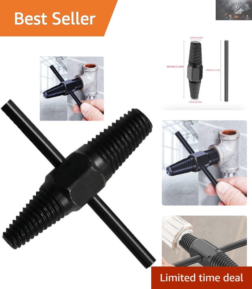 Professional Screw Extractor Tool for Rusted Bolts - 1/2" and 3/4" Compatibility