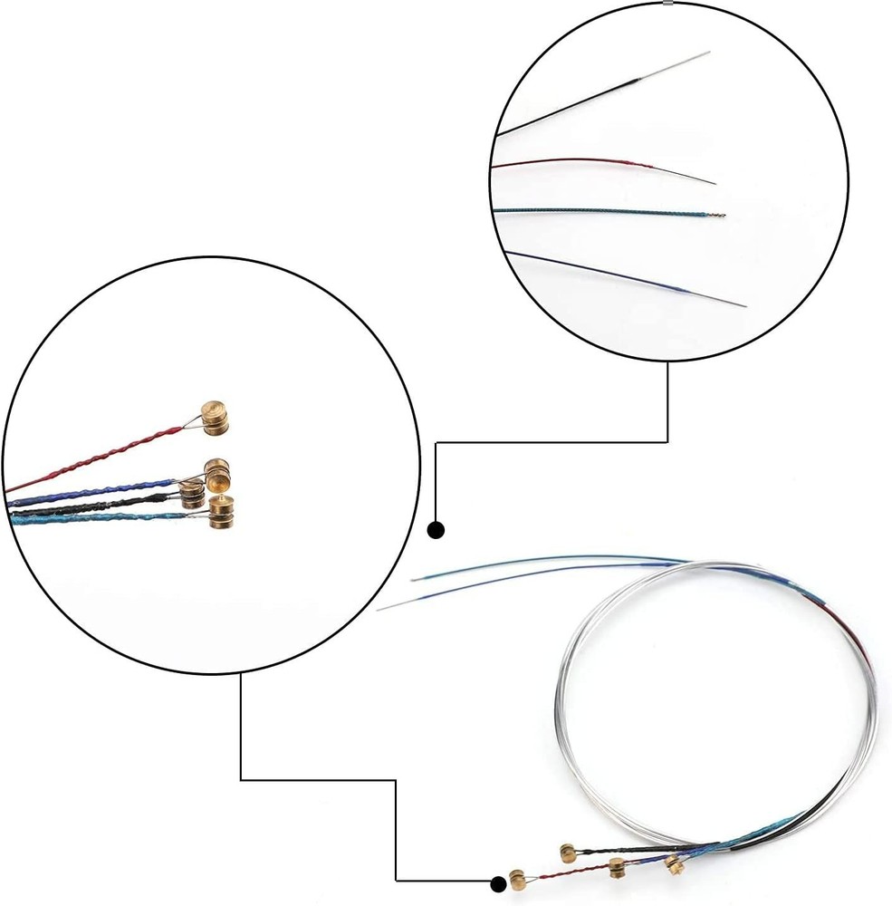 4/4 Violin String Universal Set Classic Silver String GDAE Steel Core with Ni...