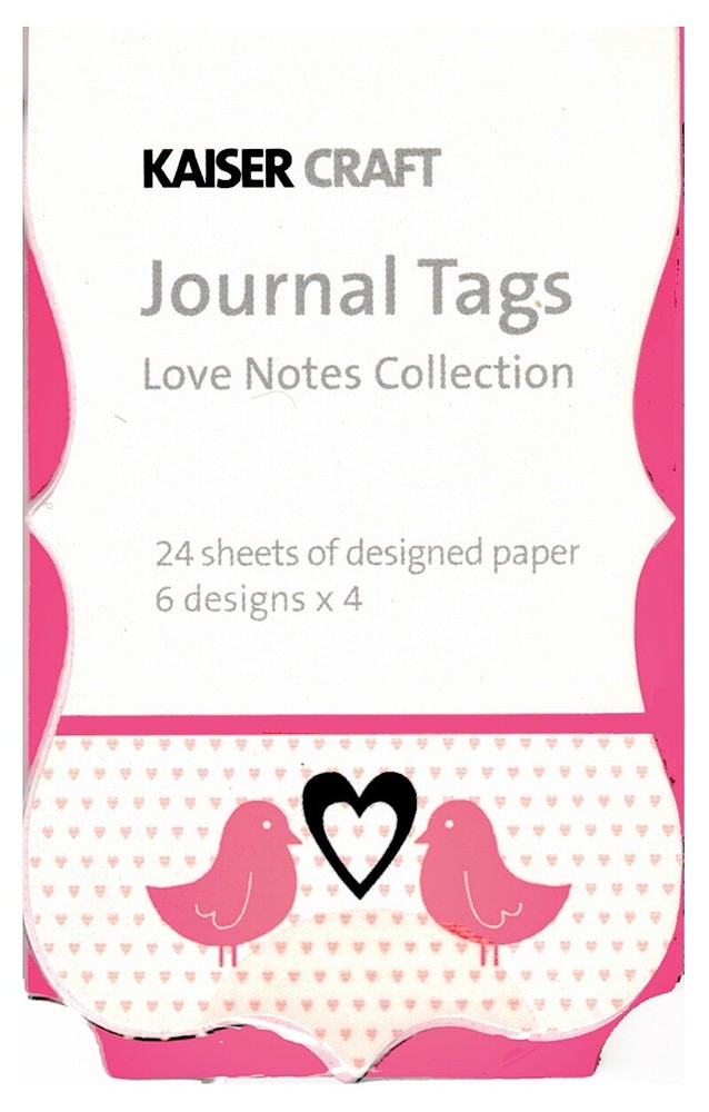Kaisercraft, Love Notes, Journal Tags, Journaling Cards, Card Fronts, Notes