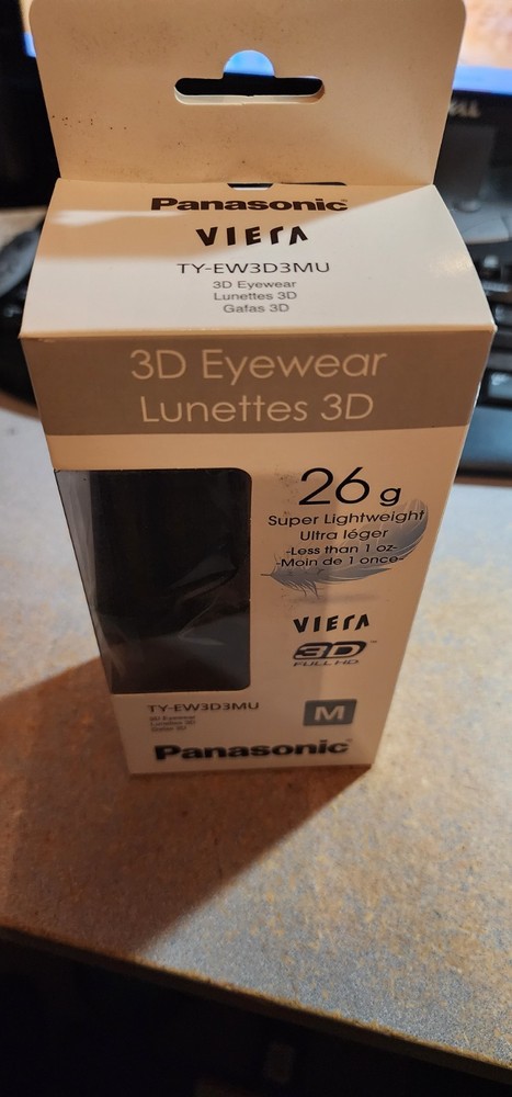 New Panasonic TY-EW3D3MU Active 3D Glasses