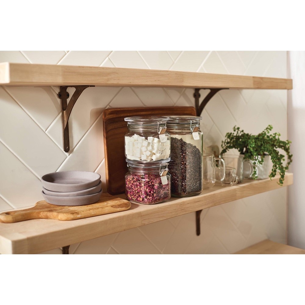 Storage Latch Jars, 3-Pack