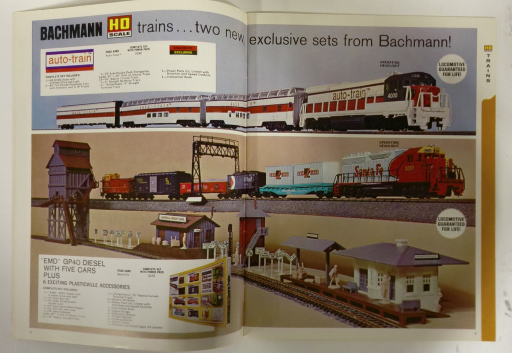 Vintage Bachmann Model Trains 1975 Catalog