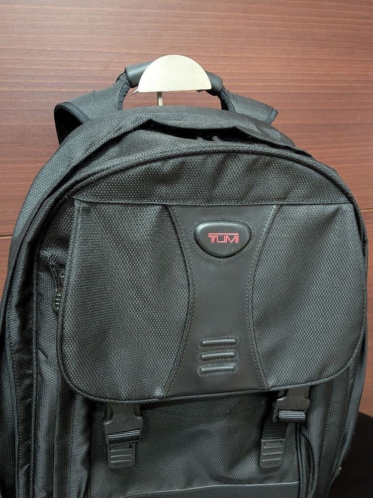 TUMI Backpack Business Bag Large Capacity Black Used