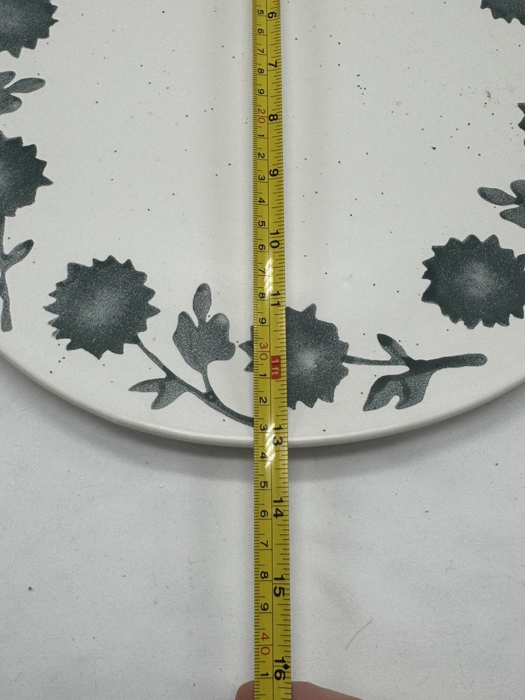 Threshold Stoneware Serving Platter New Floral