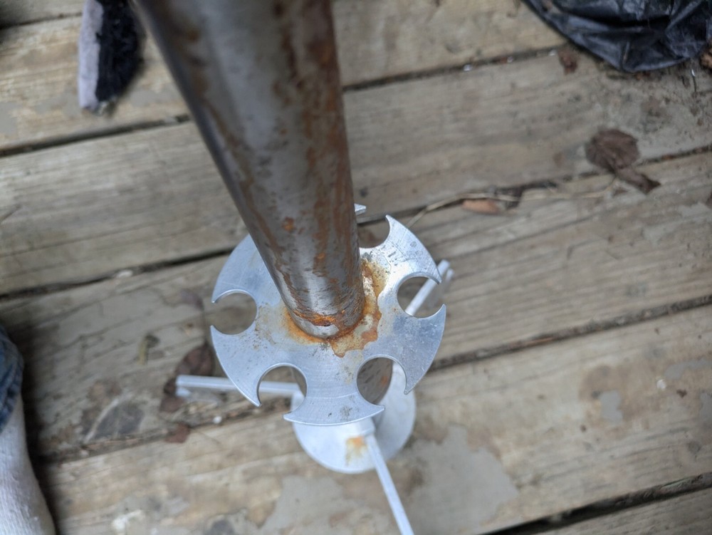 Trench Art Bazooka Shell Table Designed Ashtray Stand Holder Rack Unique!