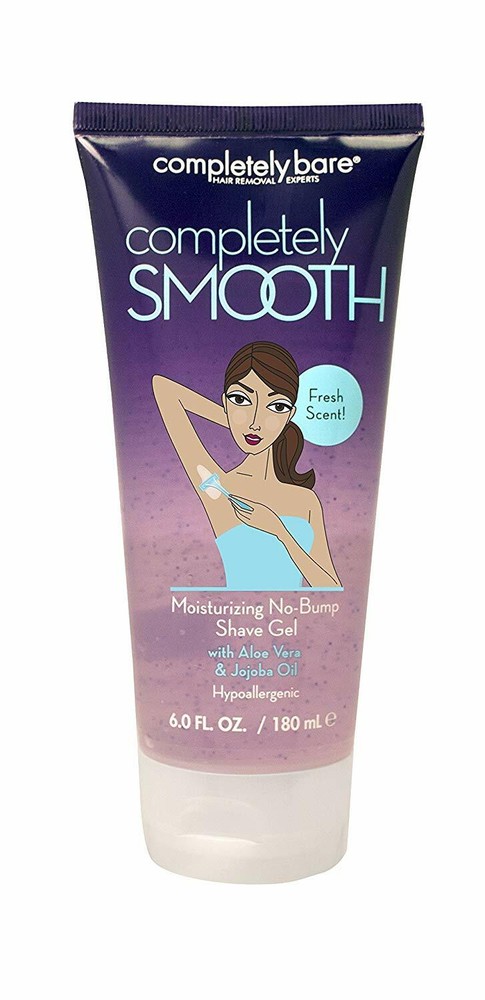 Completely Bare Completely Smooth Moisturizing No-Bump Shave Gel ~ 6.0 Fl Oz