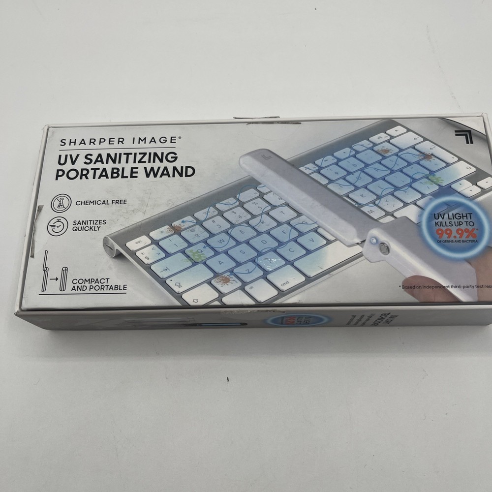 SHARPER IMAGE UV Light Portable Foldable Open Box