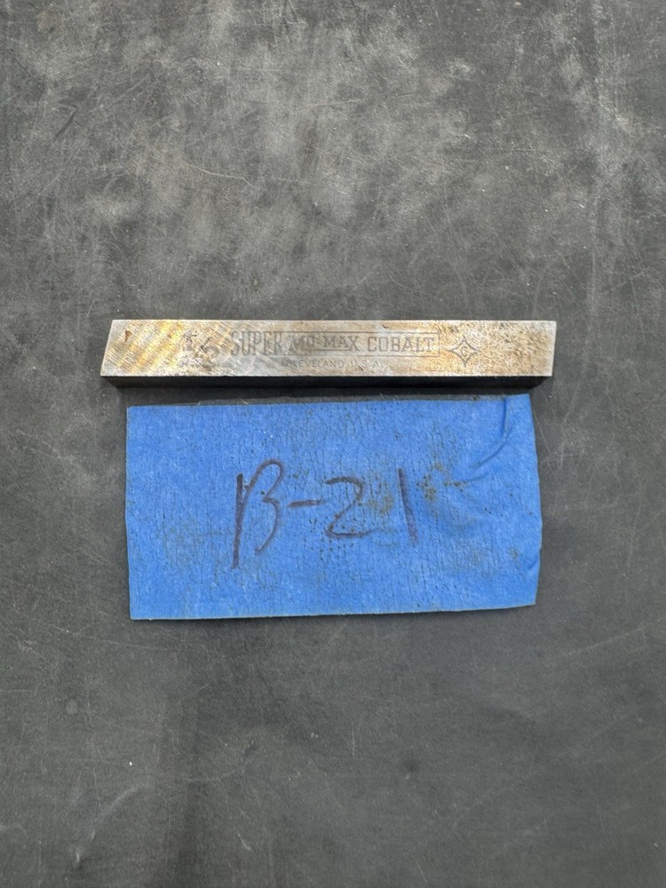 MO-MAX Cobalt Lathe Tool Bit Blank 1/2” Square