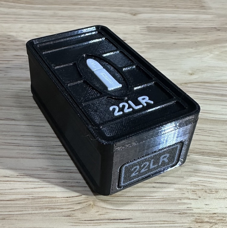 Stackable 22LR Ammo Box 50rd Capacity (3 Pack)