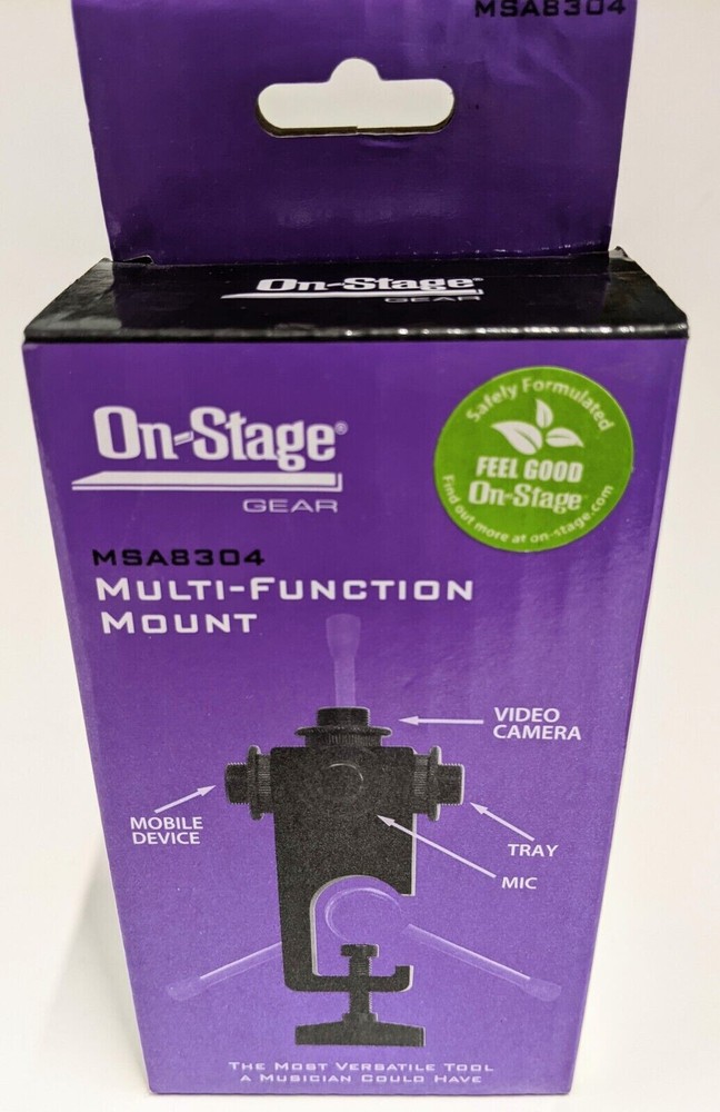 On-Stage MSA8304 U-Mount Multi-Function Mount w/ Large ClampFast Free Shipping!