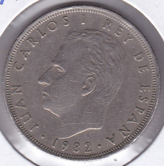 1982 Spain 25 Pesetas L4