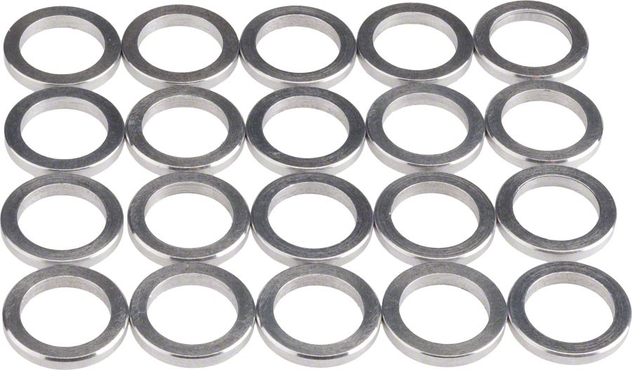 High-Performance Aluminum Chainring Spacers | 20-Pack for Precise Chainline