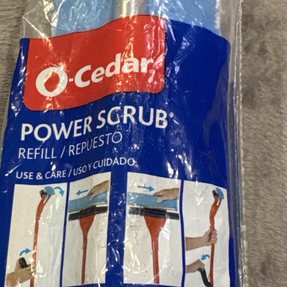 O Cedar Roller Mop Power Scrub Microfiber Roller Refill OCedar O-Cedar