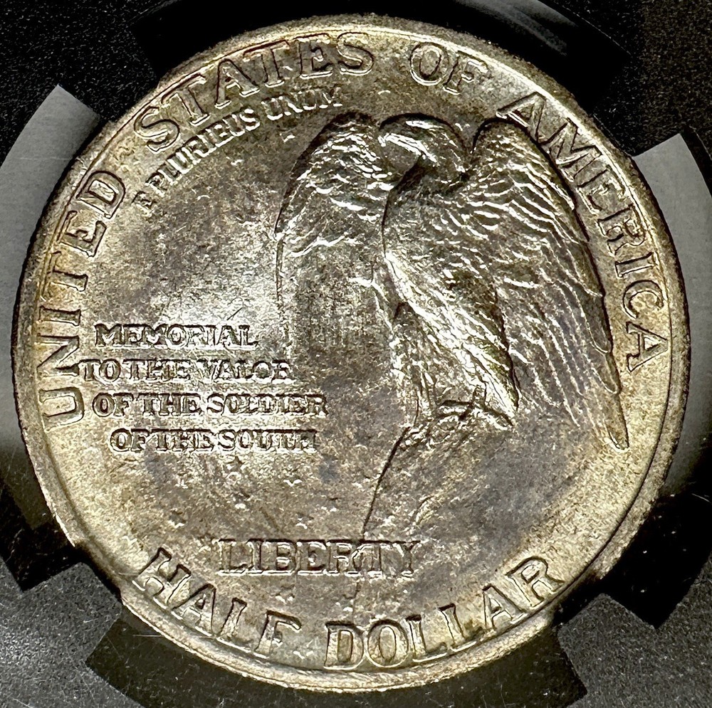 1925 STONE MOUNTAIN COMMEMORATIVE HALF DOLLAR NGC MS65
