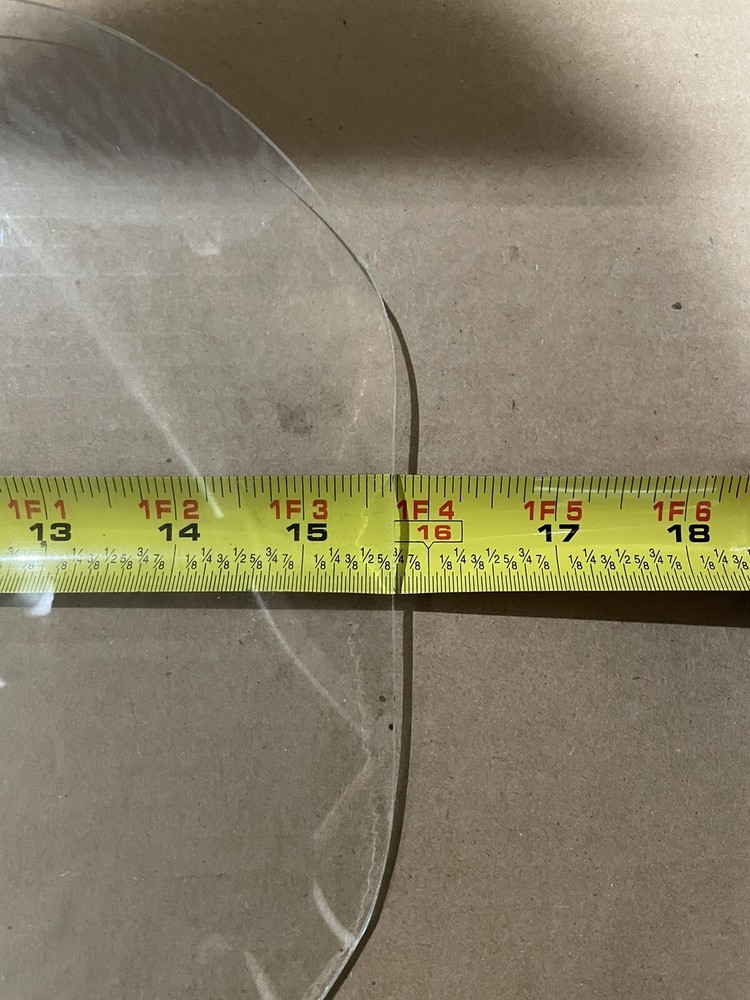 Antique Replacement Glass For Rectangle Oval Convex Bubble Glass Frames 16x10
