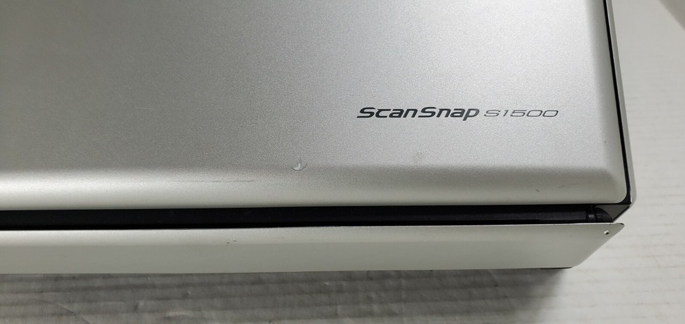 Fujitsu ScanSnap S1500 Scanner w/ AC Adapter+USB+Drivers & App