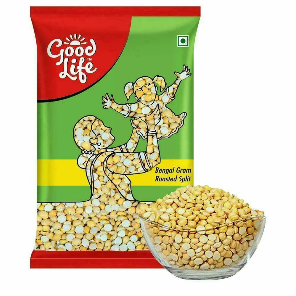 Good Life Roasted Chana Dal,Split Chickpeas / Split Bengal Gram 200 Gm