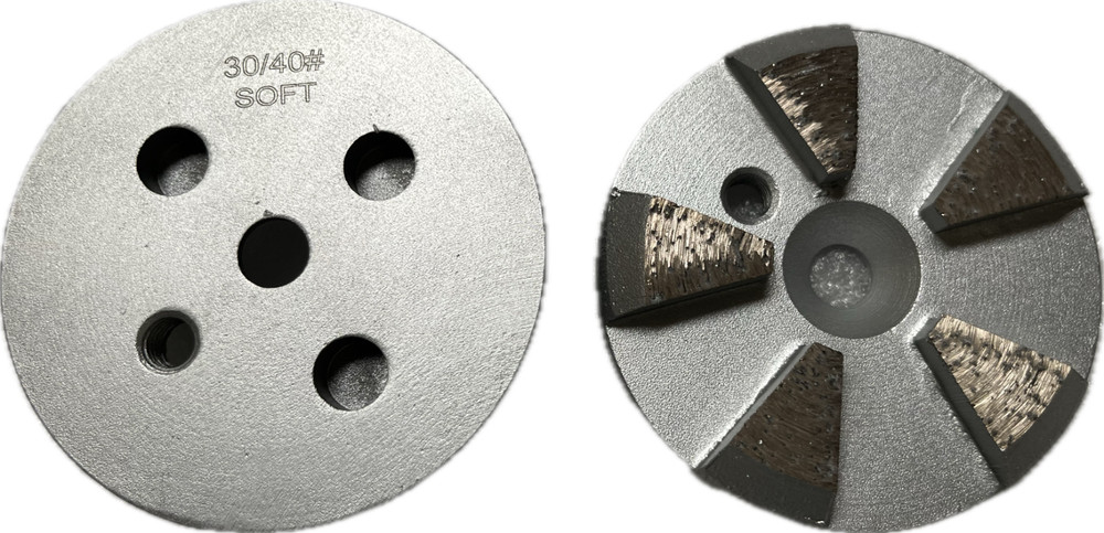 3''  4 segments Puck, Trapezoid Metal Disc