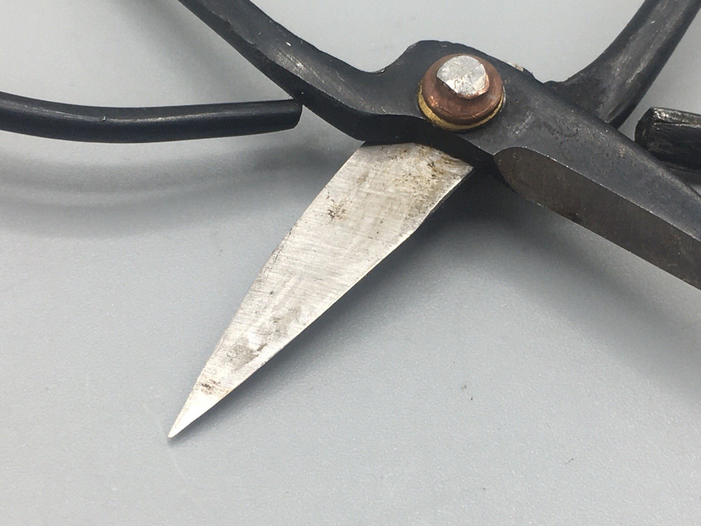 Bonsai Pruning Shears Scissors 4" Black Japanese Marked Sharp