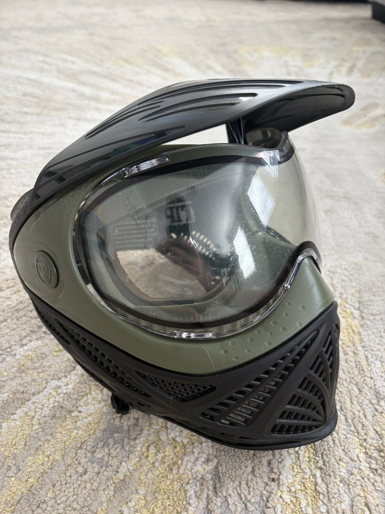 Tippmann Paintball Mask Black W/ Visor And Adjustable Strap