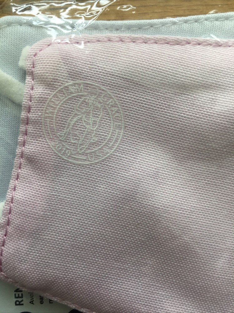 2 Pack - William Grace Pink Face Mask - Linen