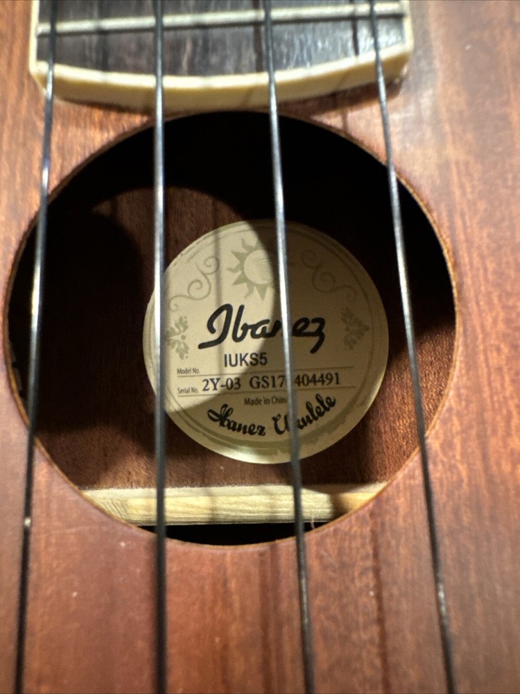 Ibanez IUKS5 Soprano Ukulele - Natural