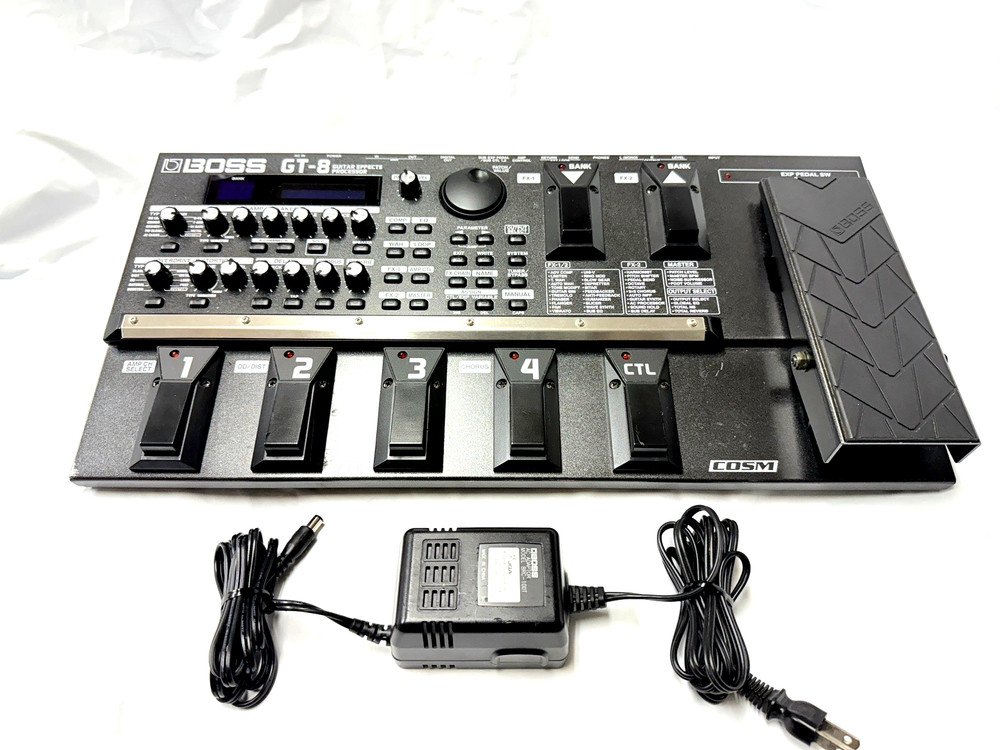 Boss GT-8 Guitar Effects Processor Used, Fully Tested Original Box ＆Adapter