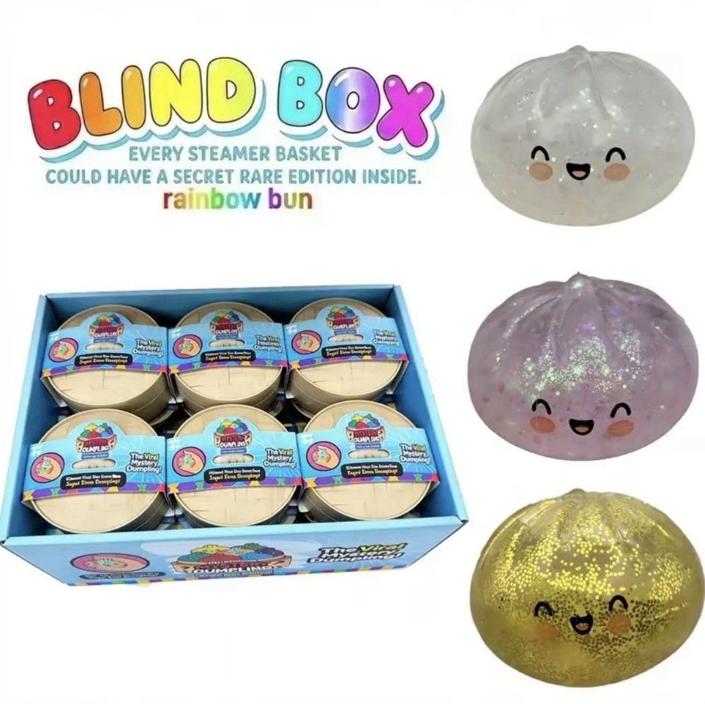 Squishy Bun Rainbow Mystery NEW Dumpling