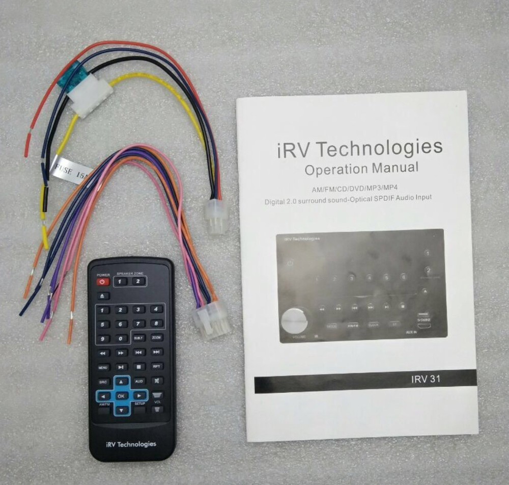 IRV31 RV RADIO RV STEREO WITH BLUETOOTH AM/FM/DVD FURRION DV3100 DV3200 DV3300