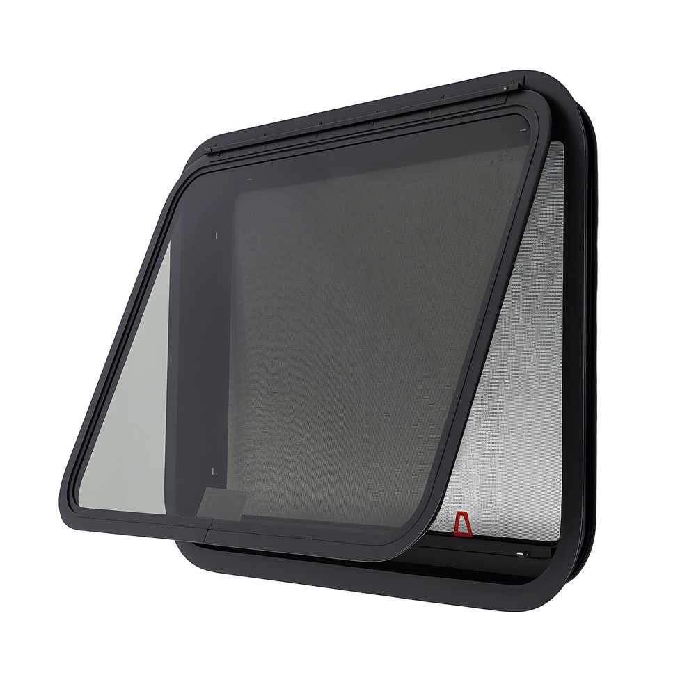 30"x22" RV Exit Window Trailer Emergency Push Out Window Vent Hatch 38-42mm Wall