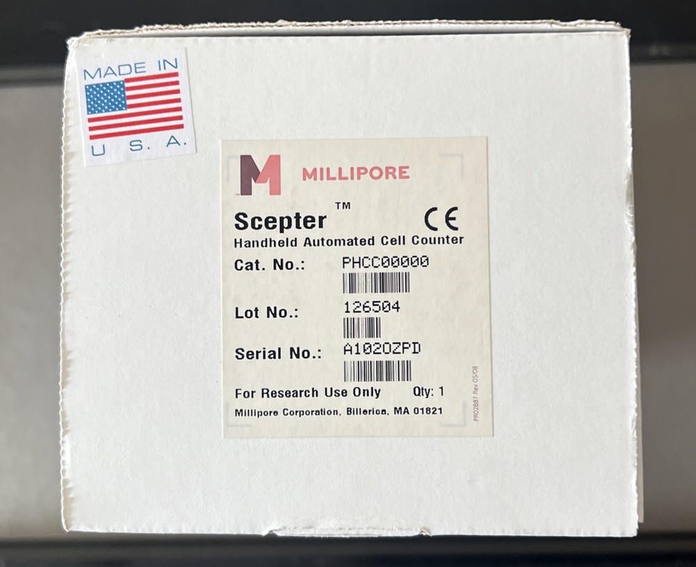 Millipore Scepter PHCC00000 Handheld Automated Cell Counter