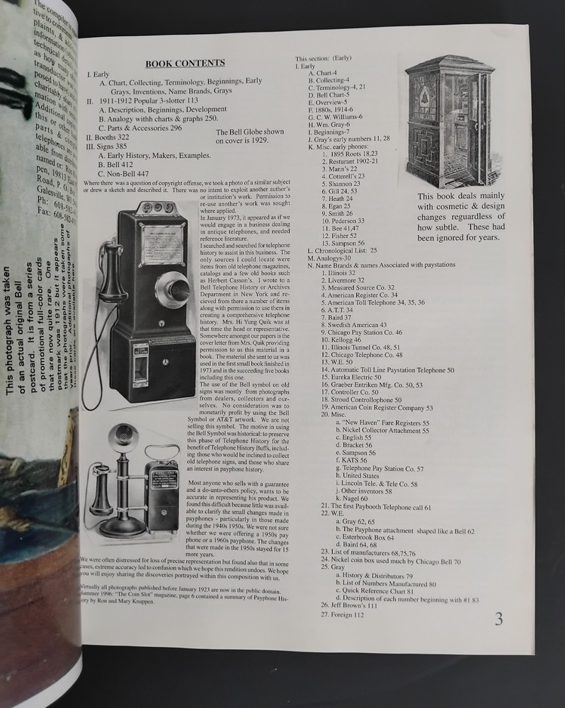 Payphone History Book by Ron Knappen
