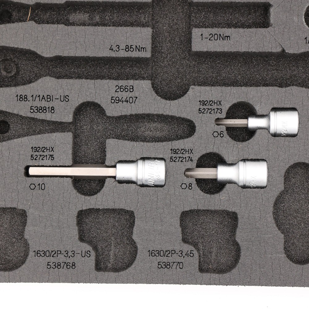 Unior Hex Torx Socket Bit Set 1/4" 1/2" Drive