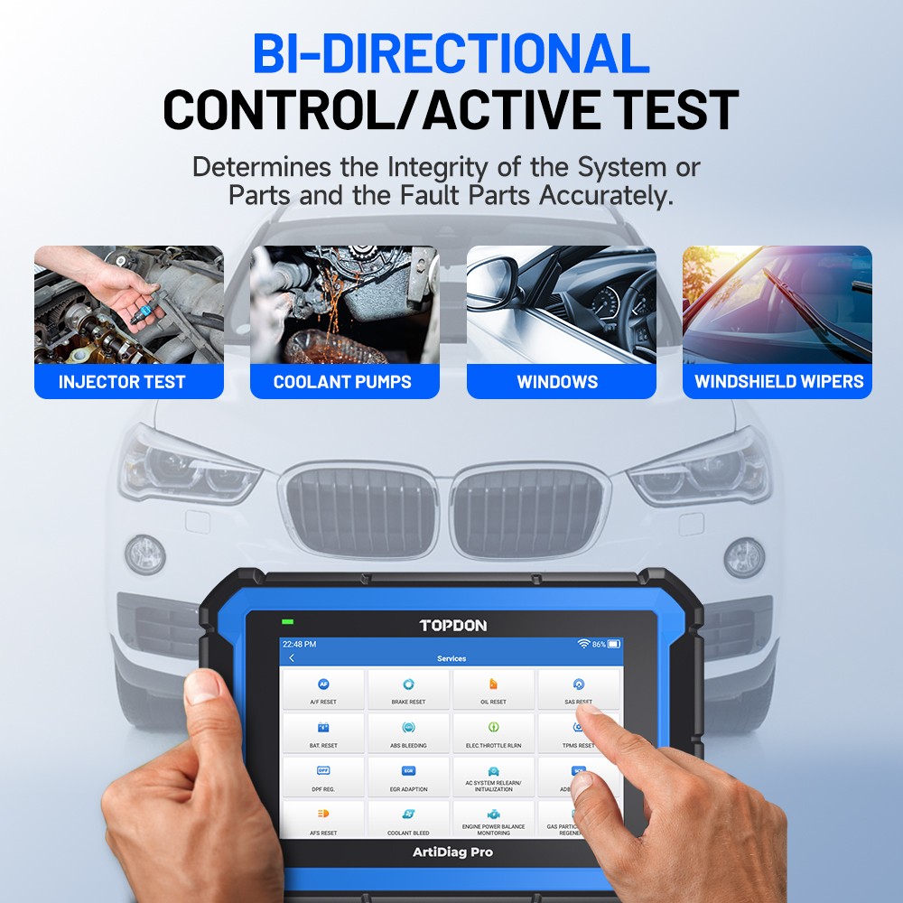 2026 TOPDON AD PRO Full System ECU Coding Bi-Directional Control Scanner for Car