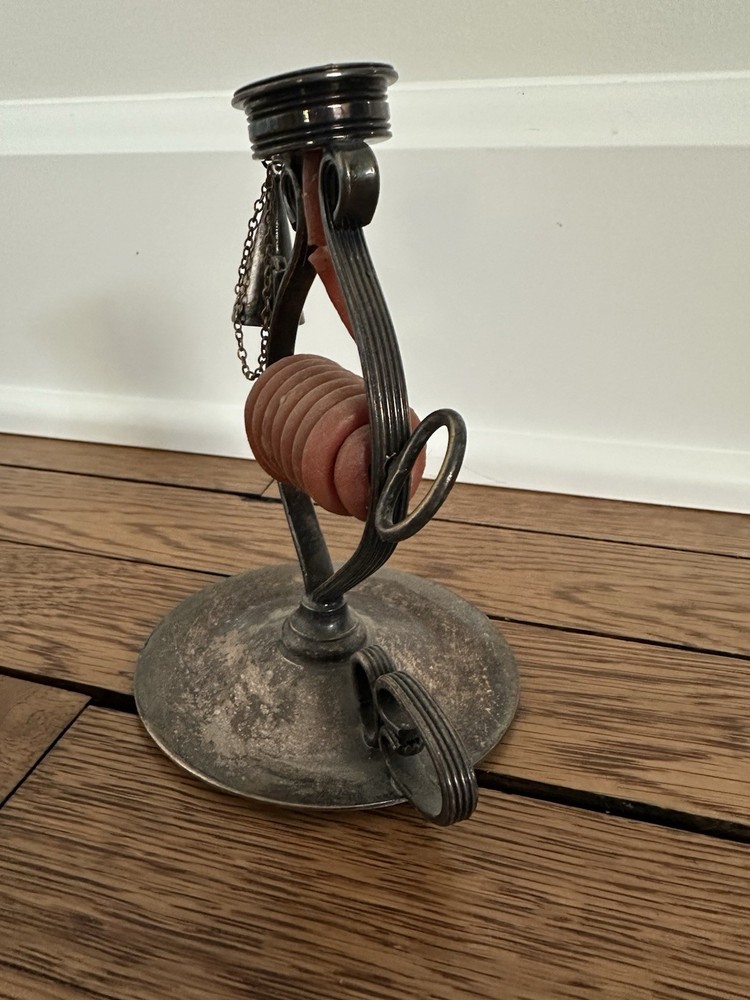 Vintage Silver Plated Wax Jack