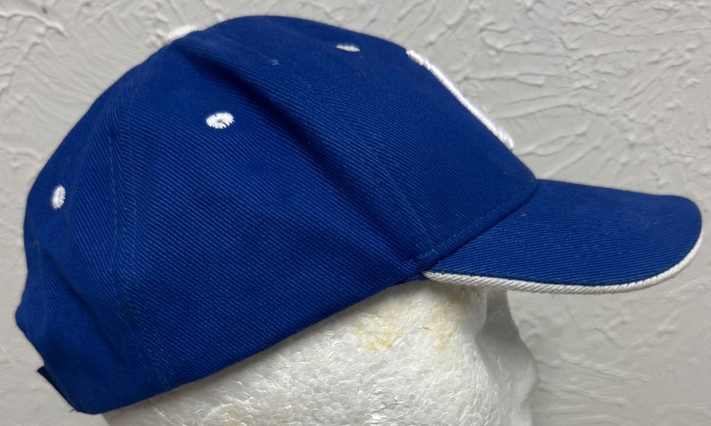 Indianapolis Colts NFL Team Apparel Blue White Basic Hat Cap Kids Strapback