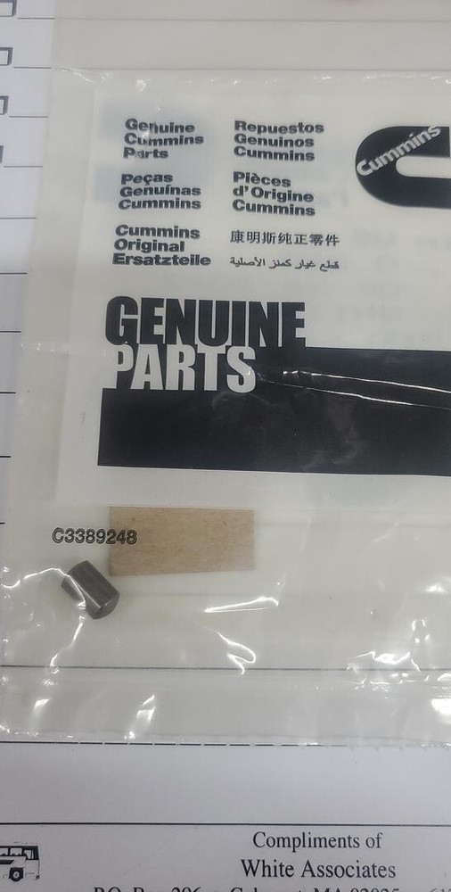 CUMMINS DOWEL,PIN 3068935
